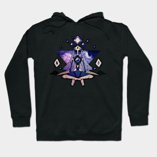 Space, chill and robots. Hoodie